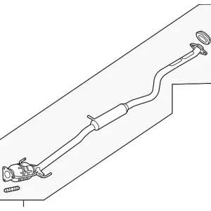 Catalytic Converter - Mazda (L533-20-55XE)