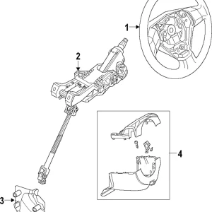 Steering Wheel - Mazda (BBN6-32-982-02)