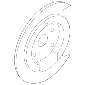 Backing Plate - Mazda (LE44-26-271)