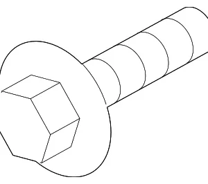 Reinforcement Bolt - Mazda (9YA0-21-02E)