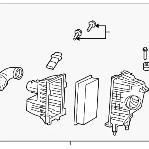 Air Filter And Housing Assembly - Mazda (ZZC5-13-320A)