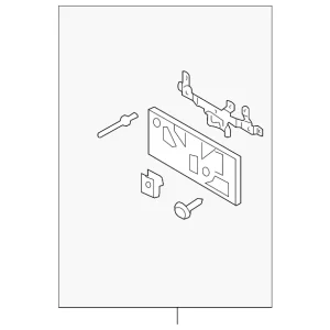 License Bracket - Mazda (NH18-50-170C)