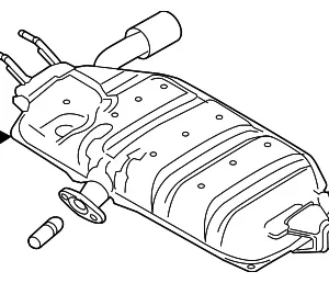 Rear Muffler - Mazda (P54E-40-100)