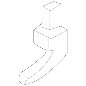 Handle, Inside - Mazda (C235-58-330A-02)