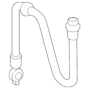 Brake Hose - Mazda (BCKA-43-990B)