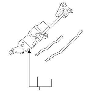 Wiper Transmission - Mazda (EG22-67-360B)