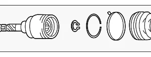 Inner Boot - Mazda (GD56-22-540)