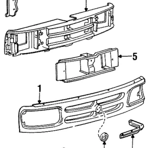 Reinforced Panel Bracket - Mazda (ZZM0-53-781)