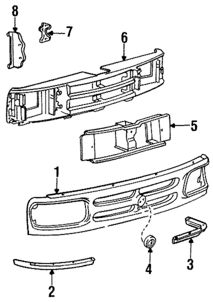 Reinforced Panel Bracket - Mazda (ZZM0-53-781)