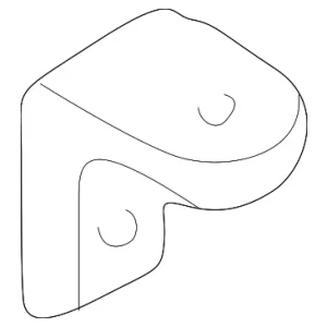 Air Duct Bracket - Mazda (KJ01-13-64Y)