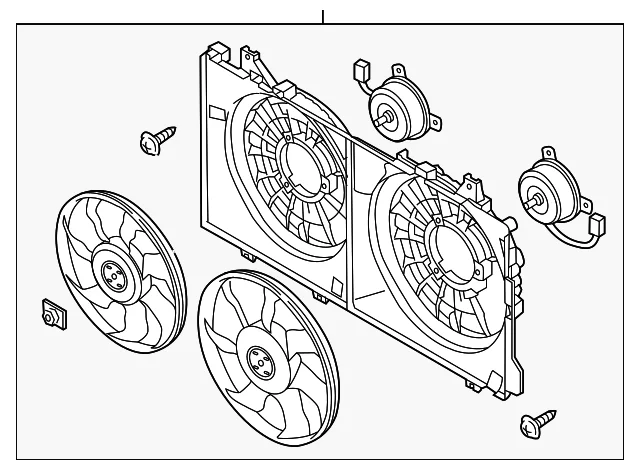 Fan Module - Mazda (PE20-15-025)