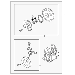 Compressor Assembly - Mazda (GP9A-61-K00B)