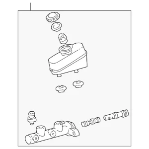Brake Master Cylinder - Mazda (1F21-43-990)