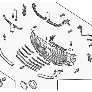 Grille Assembly - Mazda (TD2N-50-710)