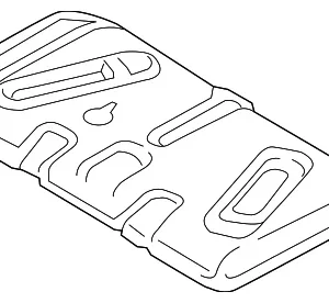 Muffler Shield - Mazda (N243-56-45XA)