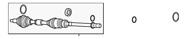 Axle Assembly - Mazda (GDB6-25-50X)