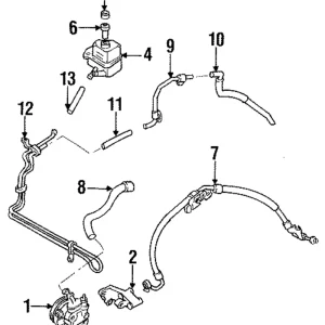 Suction Hose - Mazda (BC1F-32-688B)