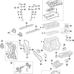 Engine Camshaft - Mazda (PEJE-12-440)