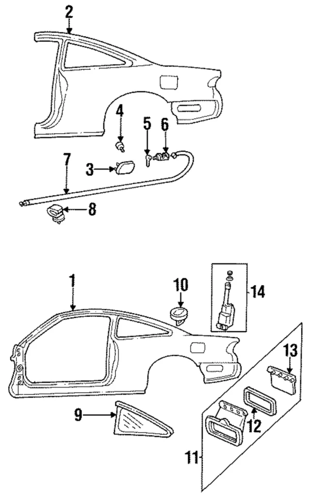 Quarter Panel - Mazda (GAYA-70-400)