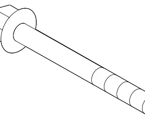 Torque Arm Bolt - Mazda (9YA0-2A-414)