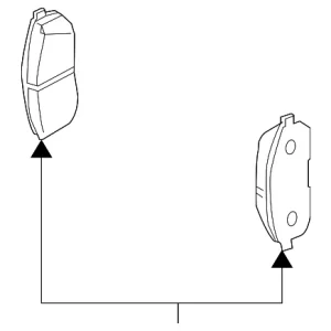 Brake Pads Front - Mazda (L2Y6-33-28ZB)
