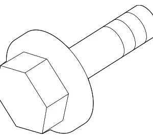 Seat Back Cover Screw - Mazda (9078-60-8209)