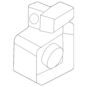 Radiator Mount Bracket - Mazda (PA6T-15-241)
