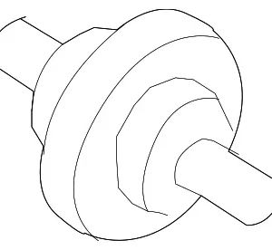 Check Valve - Mazda (L3K9-13-995)