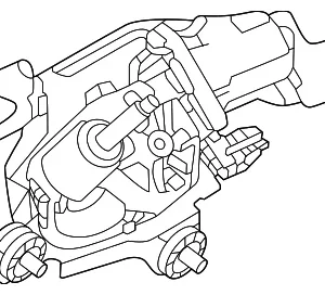 Wiper Motor - Mazda (KR9P-67-450)