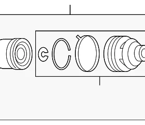 Inner Joint Assembly - Mazda (GP27-22-620A)