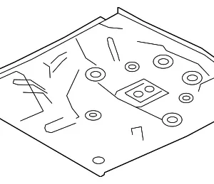 Rear Floor Pan - Mazda (TKY8-53-750A)