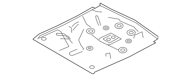 Rear Floor Pan - Mazda (TKY8-53-750A)