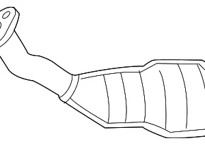 Converter & Pipe - Mazda (1FAC-20-50XB)