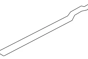 Front Floor Pan Reinforcement - Mazda (GJR9-54-G03)