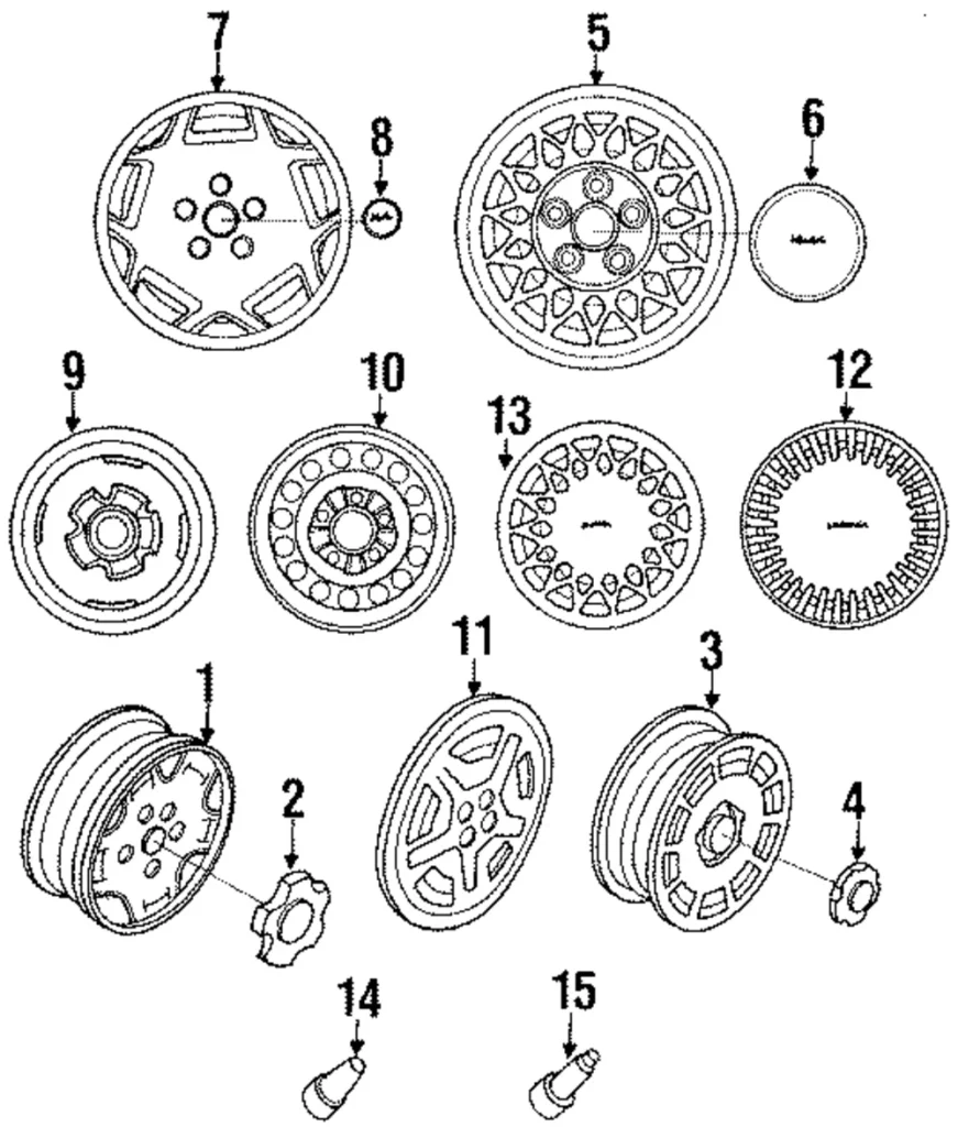 Center Cap - Mazda (GN82-37-191A)