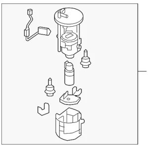 Fuel Pump Assembly - Mazda (PYFM-13-35XA)