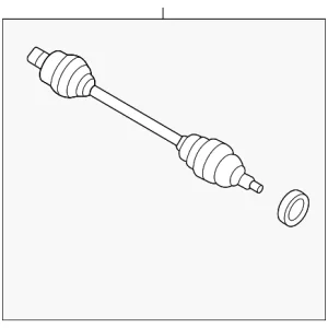 Axle Assembly - Mazda (MA01-25-50XA)