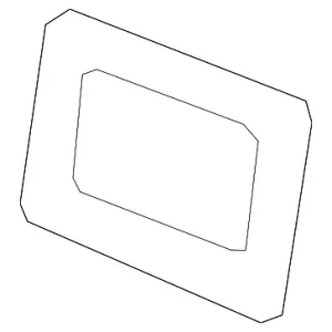 Auxiliary Outlet Bezel - Mazda (TK79-88-0A3-02)