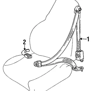 Buckle - Mazda (FB10-57-680A-02)