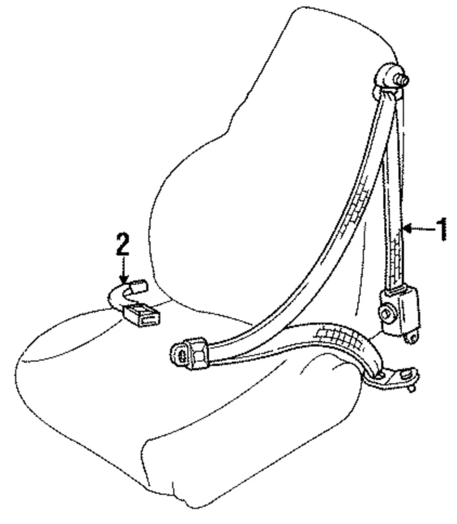 Retractor - Mazda (FC33-57-630-00)
