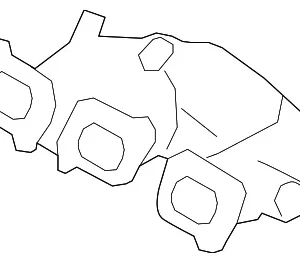 Exhaust Manifold - Mazda (ZZD0-13-450)
