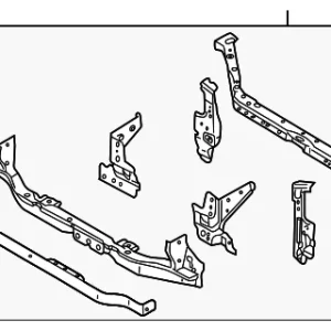 Radiator Support - Mazda (BJ0J-53-100F)