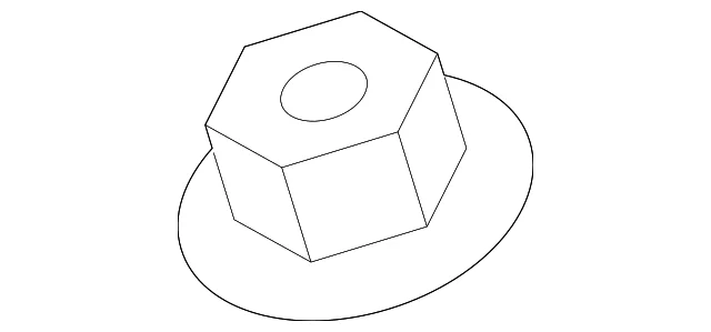 Hinge Nut - Mazda (9090-60-602)