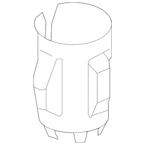 Windshield Pillar Trim Clip - Mazda (LA10-68-D21)