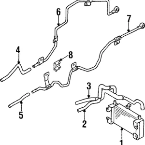 Oil Pipe - Mazda (BV72-19-930C)
