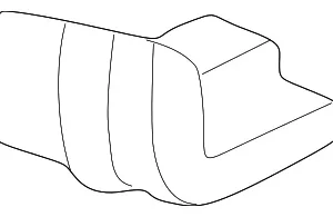 Air Mass Sensor Bracket - Mazda (KJ01-13-311)