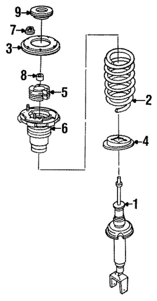 Strut Mount - Mazda (FD15-28-110A)