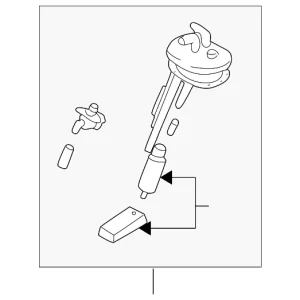Fuel Pump Assembly - Mazda (BP4W-13-35ZG)