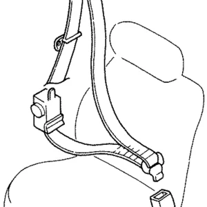 Belt & Retractor - Mazda (LB82-57-630C-09)