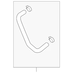 Engine Coolant Hose - Mazda (PY8W-20-65Y)